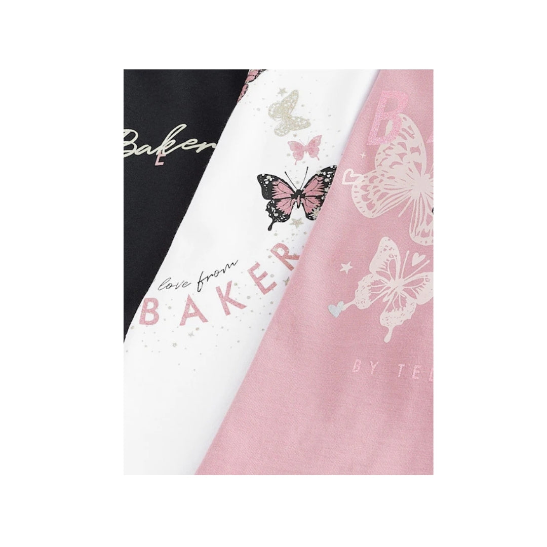 Girls Long Sleeve T-shirt-Pack Of 3